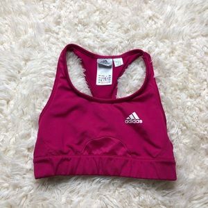 『ADIDAS magenta sports bra』